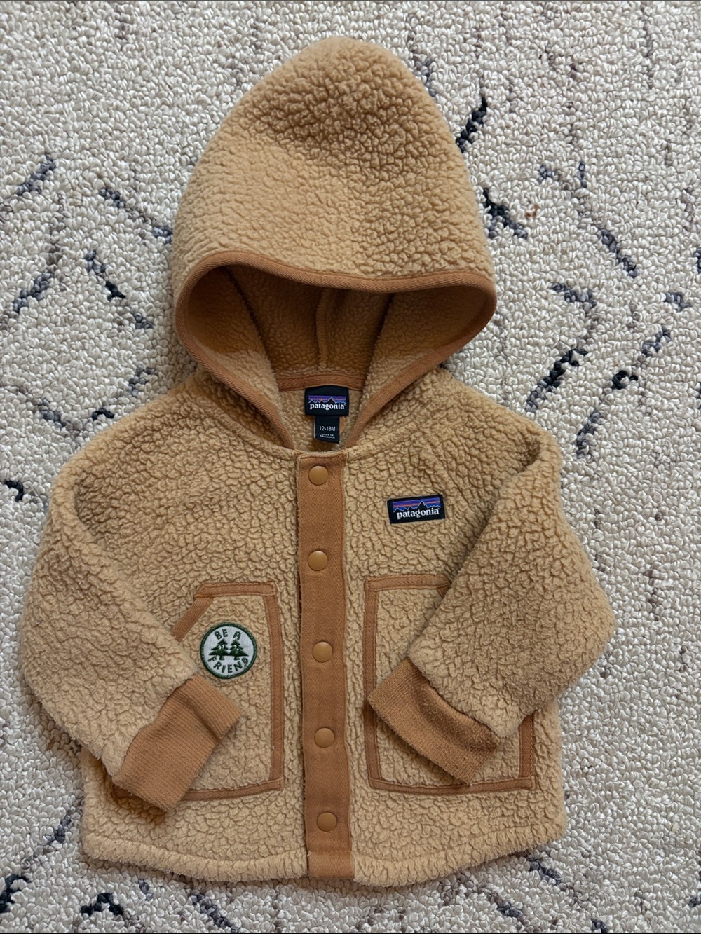 Patagonia Kids fleece  Jacket (12/18m) EUC